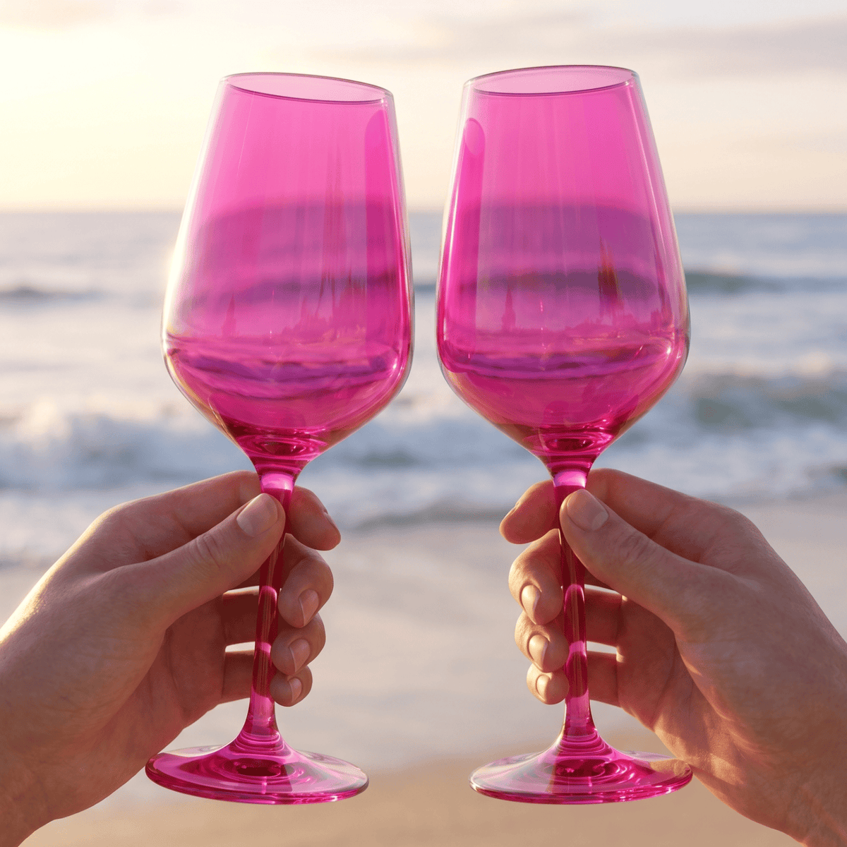 Chica Stemmed Wine Glassware | Set of 2 | Entertaining | Gift Ready