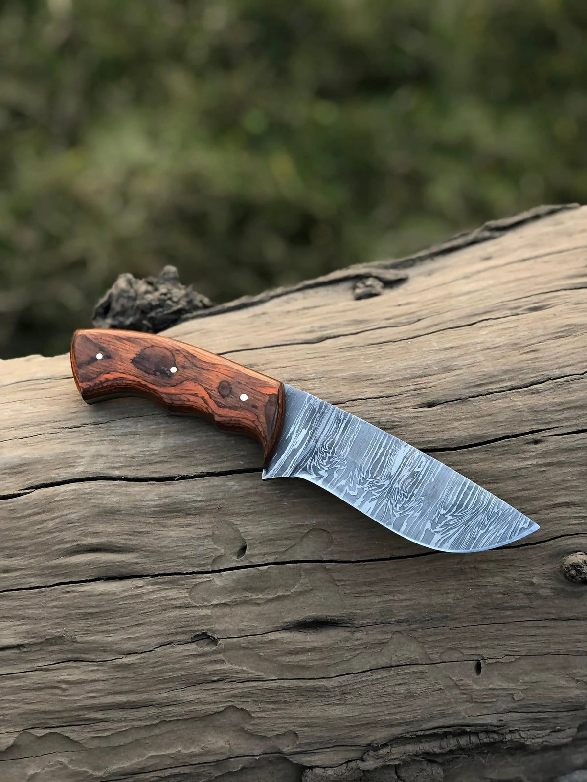 Custom handmade Damascus steel hunting knife (Style 37) | Damascus Steel | Hunting & Survival Knife | Home