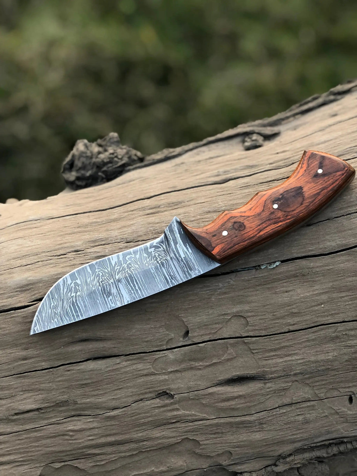 Custom handmade Damascus steel hunting knife (Style 37) | Damascus Steel | Hunting & Survival Knife | Home