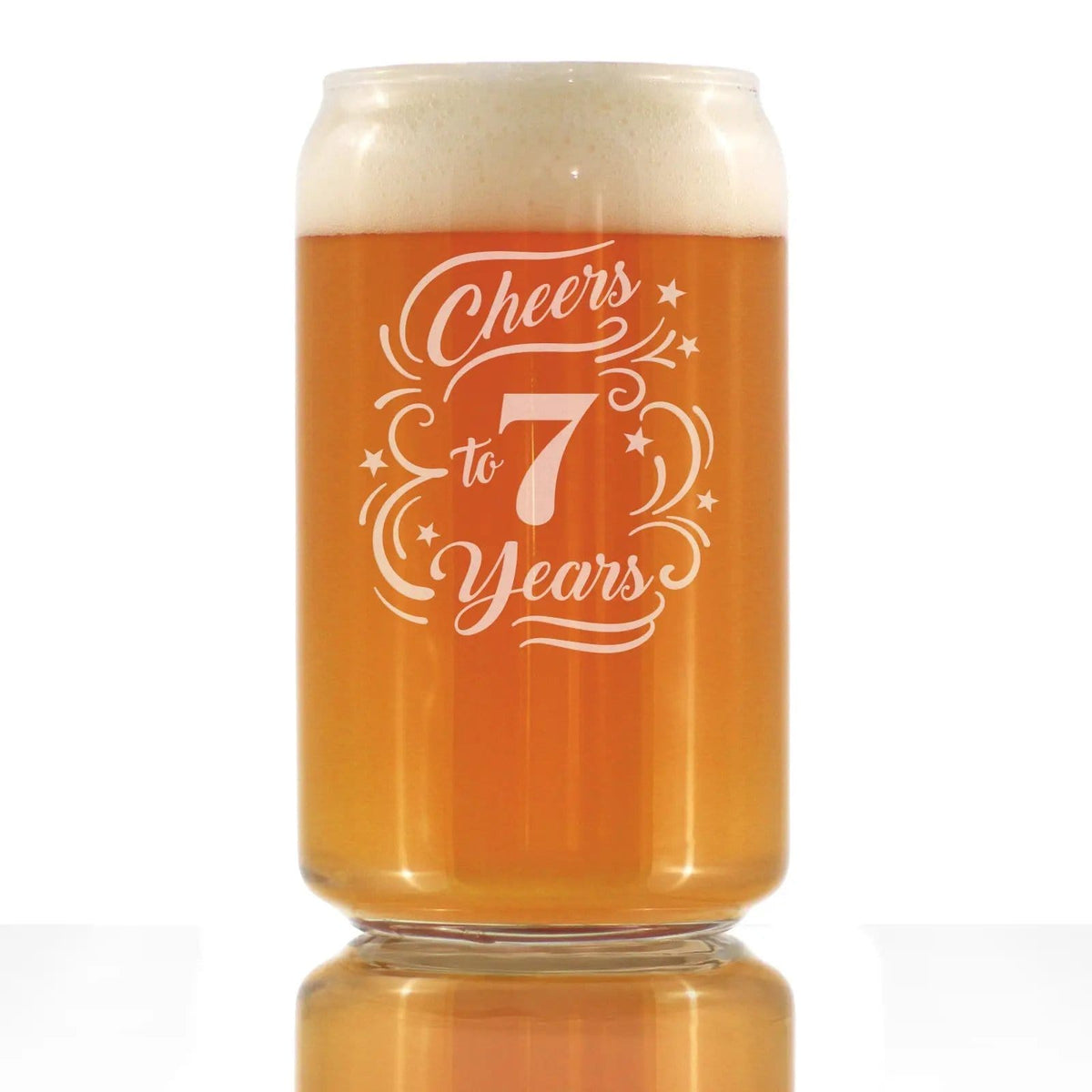 Etched Stemless Wine Glass | 11 oz | Dishwasher Safe | Cheers to Years - Anniversary Party Cups & Decor