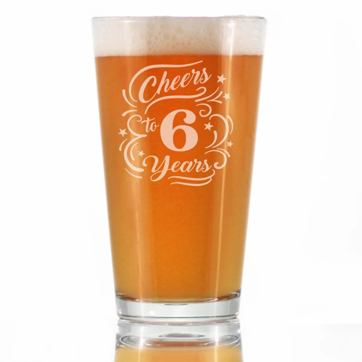 Etched Stemless Wine Glass | 11 oz | Dishwasher Safe | Cheers to Years - Anniversary Party Cups & Decor