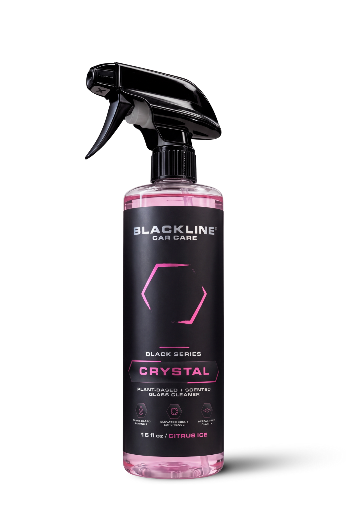 BLACKLINE Crystal Glass Cleaner | Streak-Free Formula