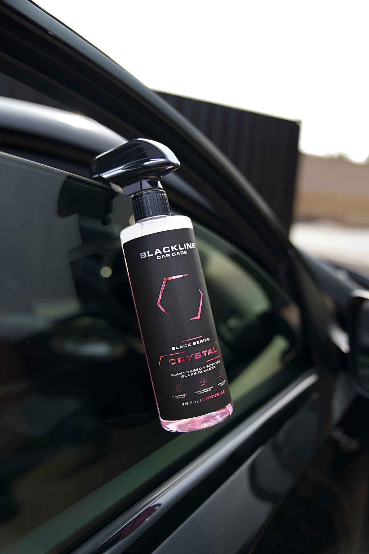 BLACKLINE Crystal Glass Cleaner | Streak-Free Formula