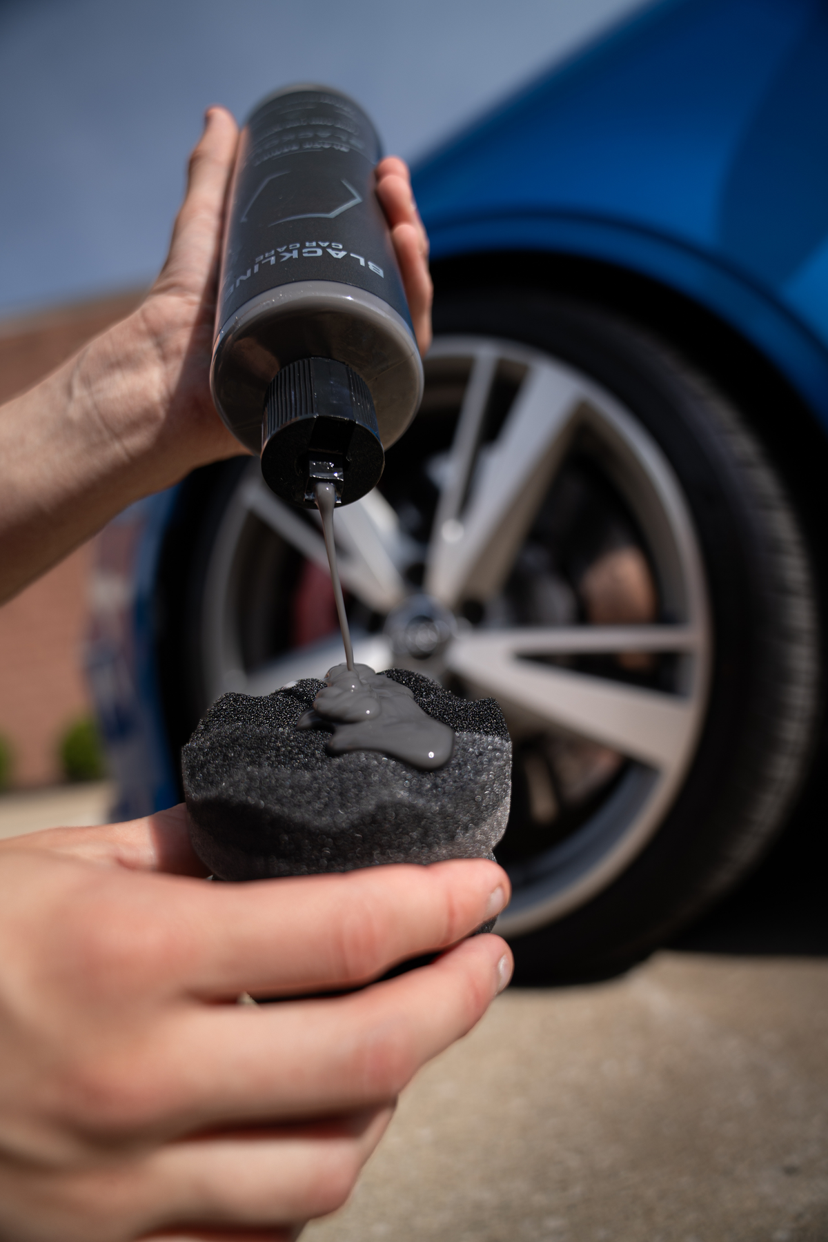 BLACKLINE Hex Applicator Pad | Wax & Sealant Applicator