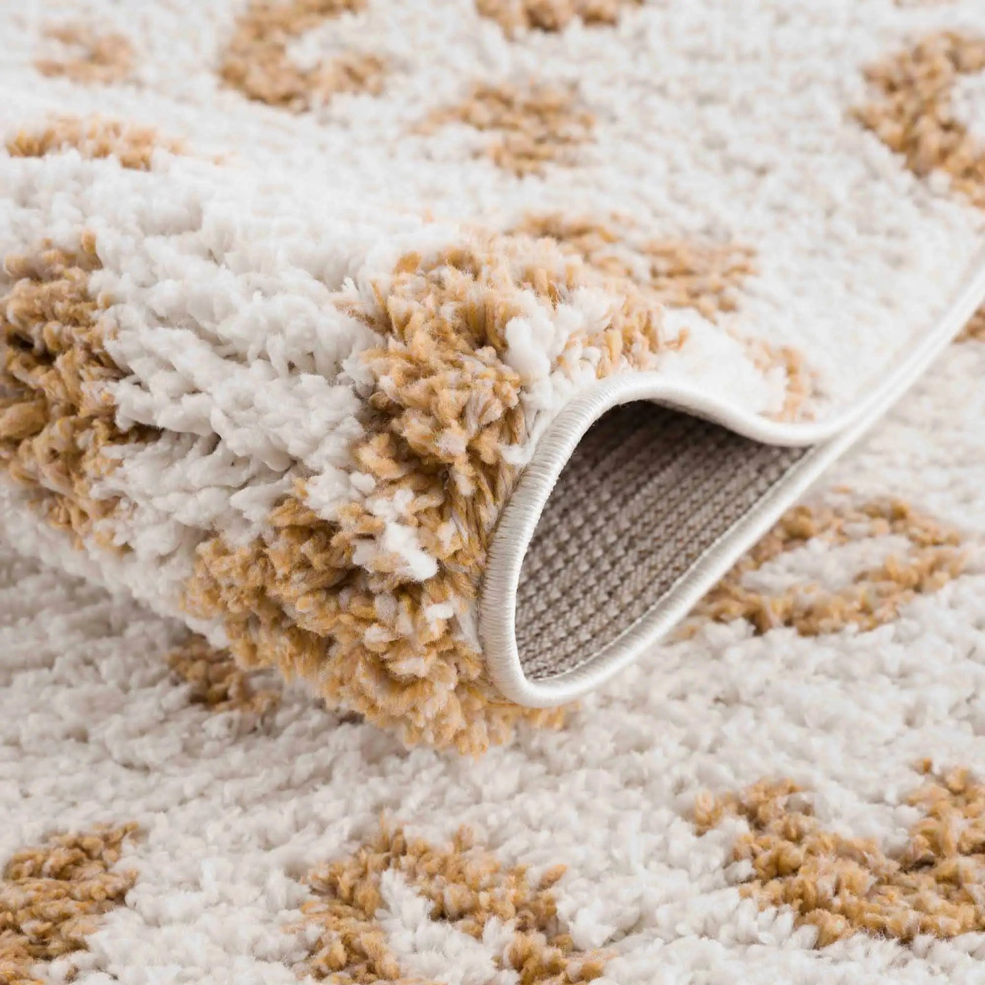 Altin Leopard Print White Area Rug from PriceLows™