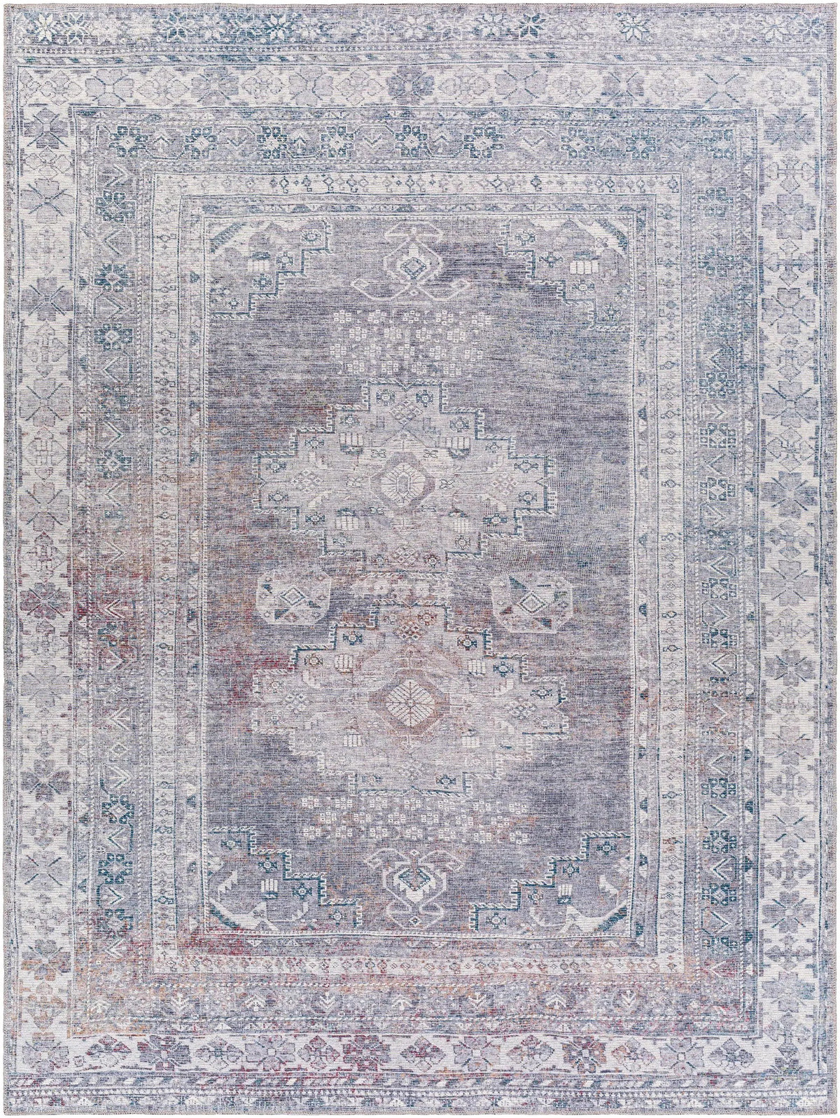Baltinglass Brown Washable Area Rug from PriceLows™