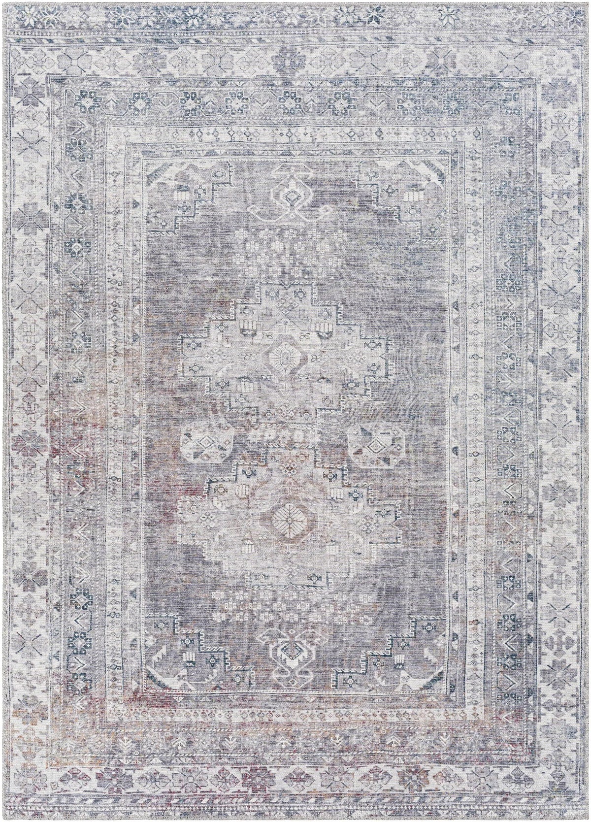 Baltinglass Brown Washable Area Rug from PriceLows™