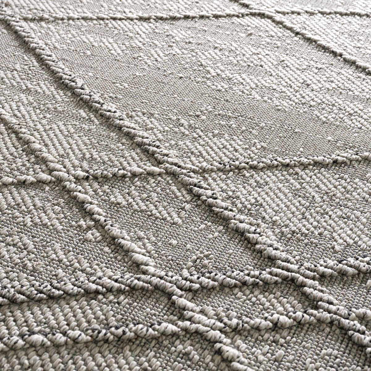 Baqer Bone & Taupe Area Rug from PriceLows™