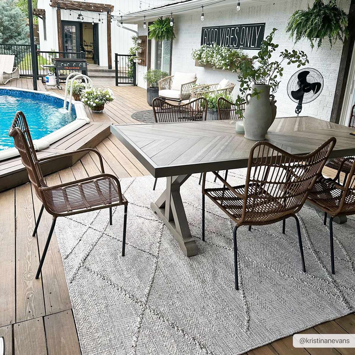 Baqer Bone & Tan Area Rug from PriceLows™
