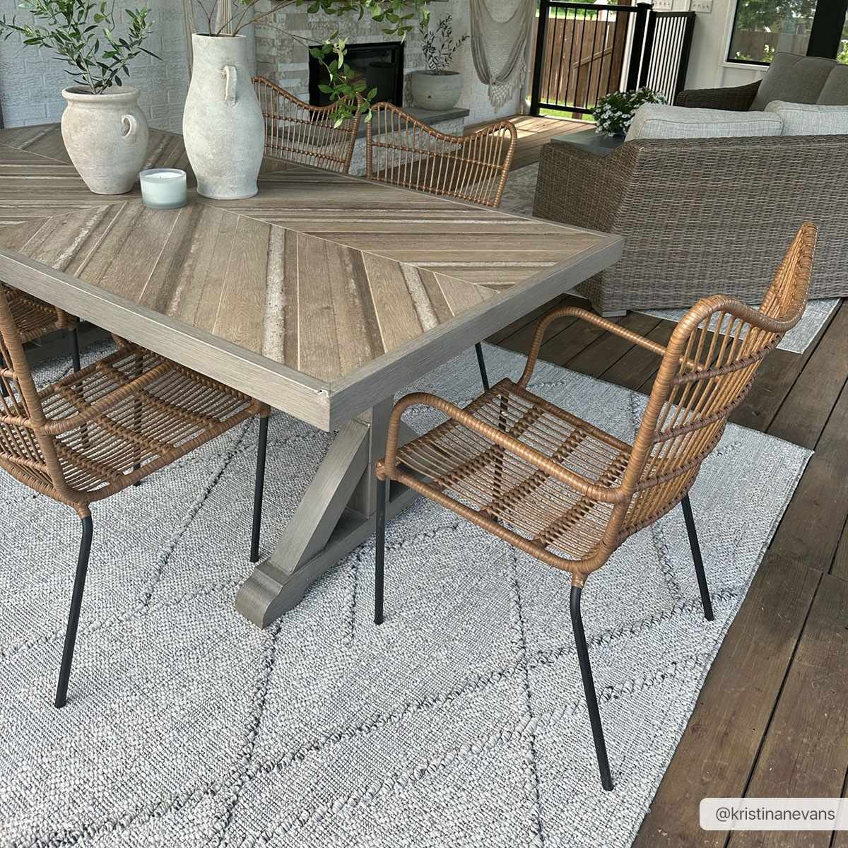 Baqer Bone & Tan Area Rug from PriceLows™