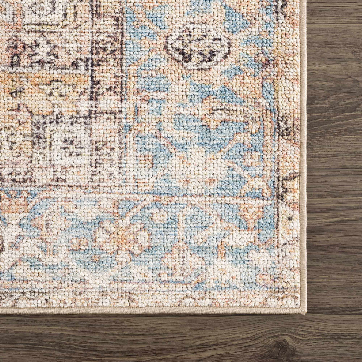 Beck Peach Washable Area Rug from PriceLows™