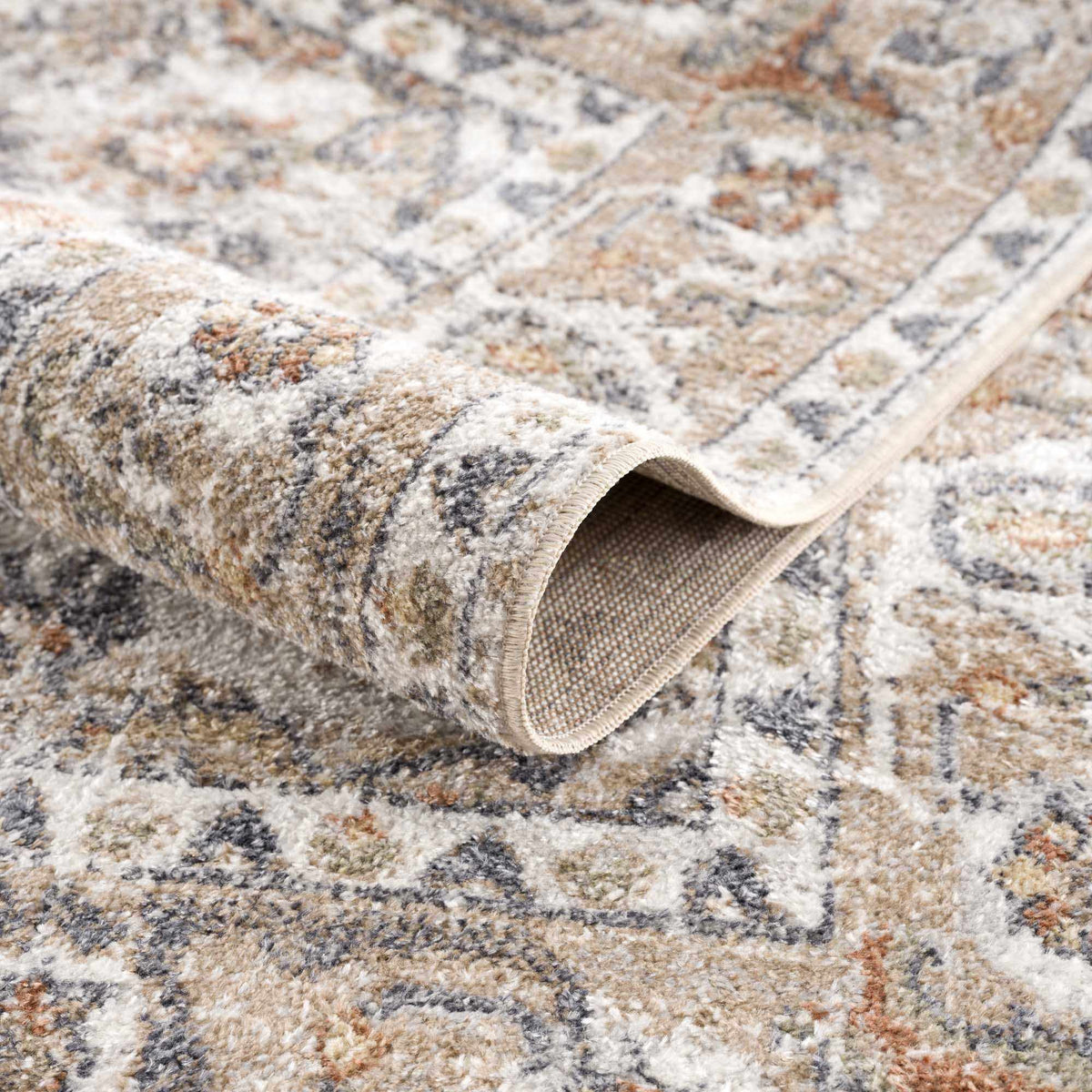Beige Hiti Washable area rug from PriceLows™