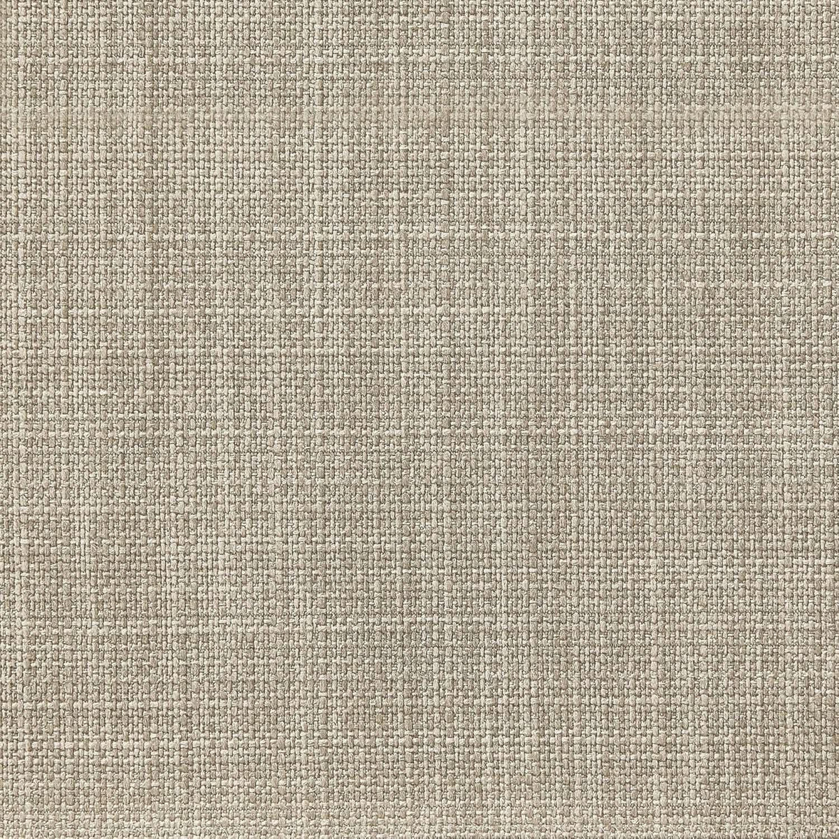Beige Linen Round Storage Ottoman Featuring Tufting from PriceLows™