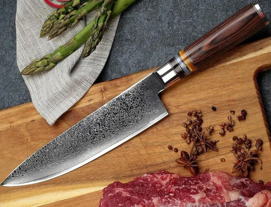 Best Quality Chef Knife | 12 Inch | Damascus Steel | Home