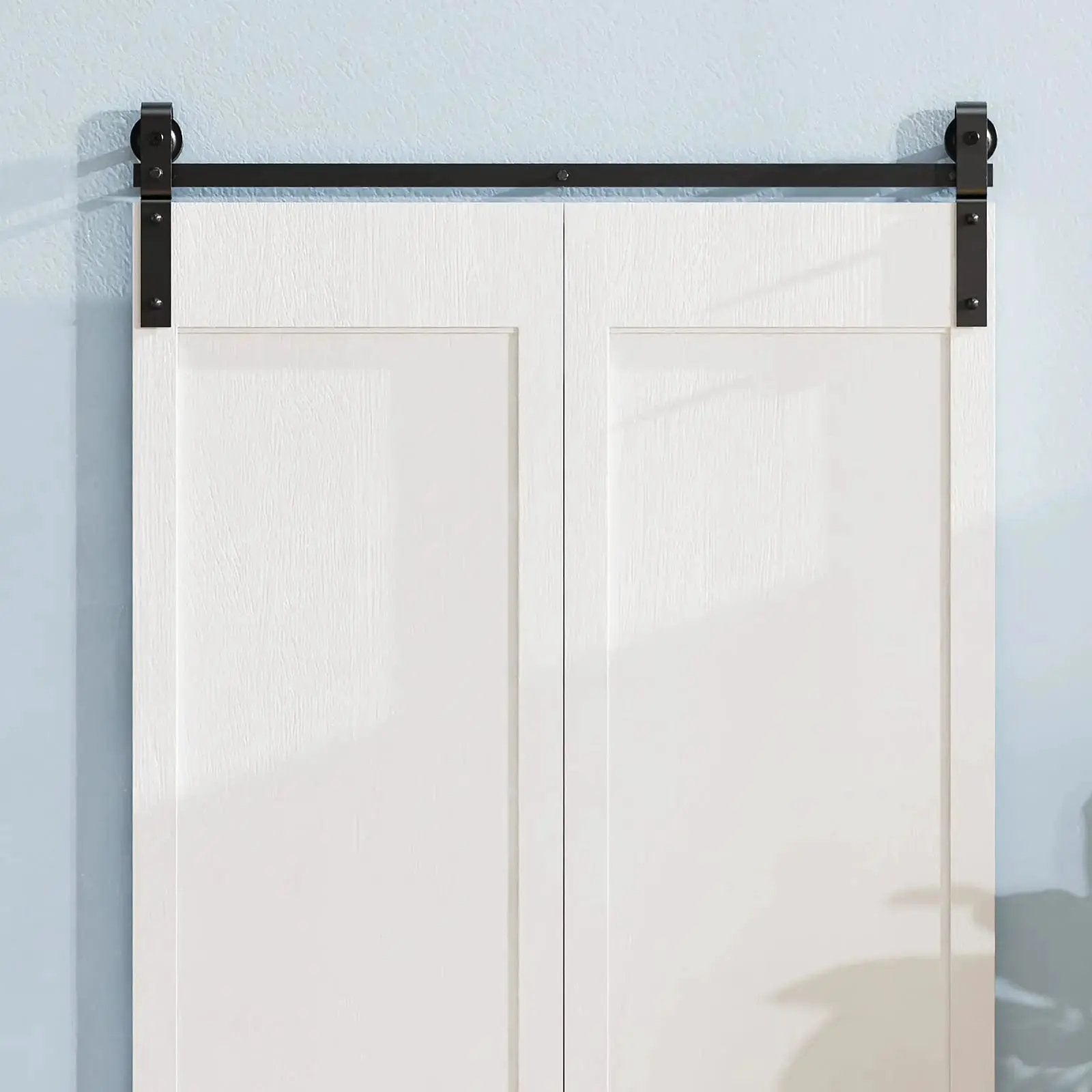 Bi-Folding Sliding Barn Door Hardware Track Kit (No Door) from PriceLows™