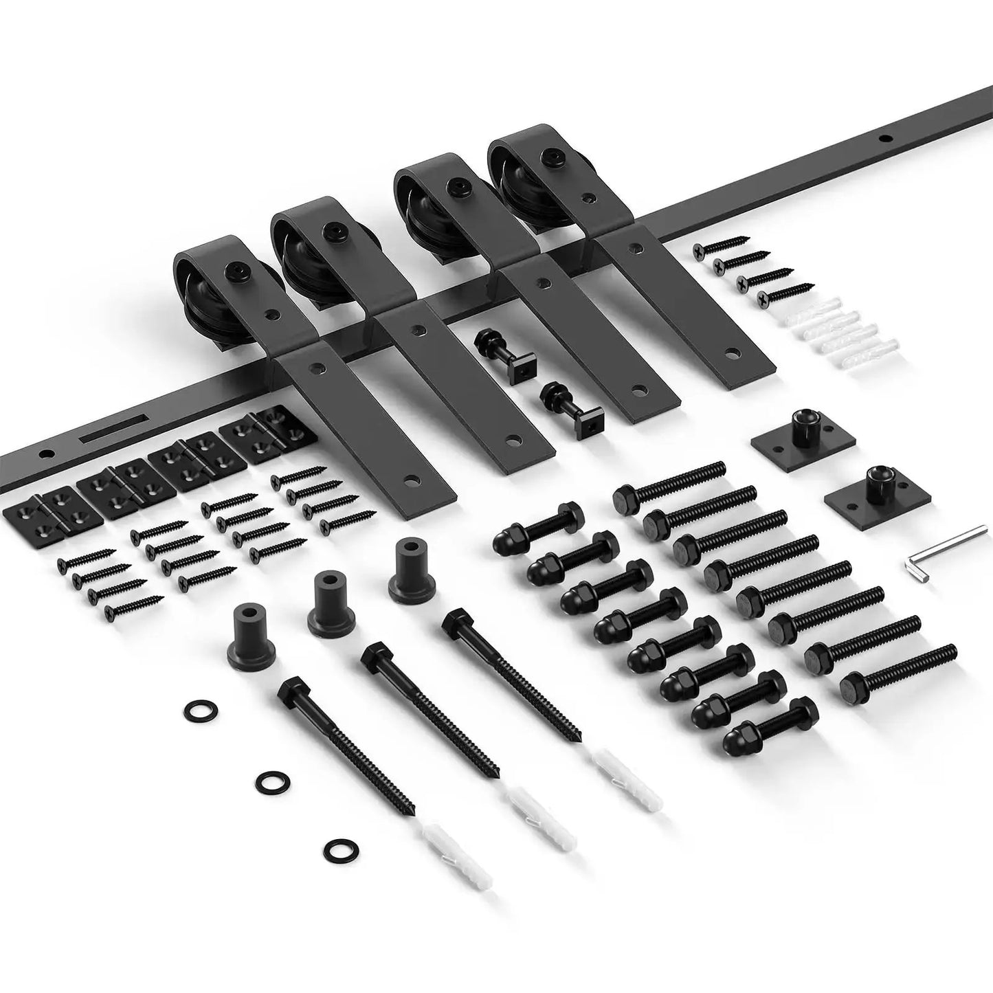 Bi-Folding Sliding Barn Door Hardware Track Kit (No Door) from PriceLows™