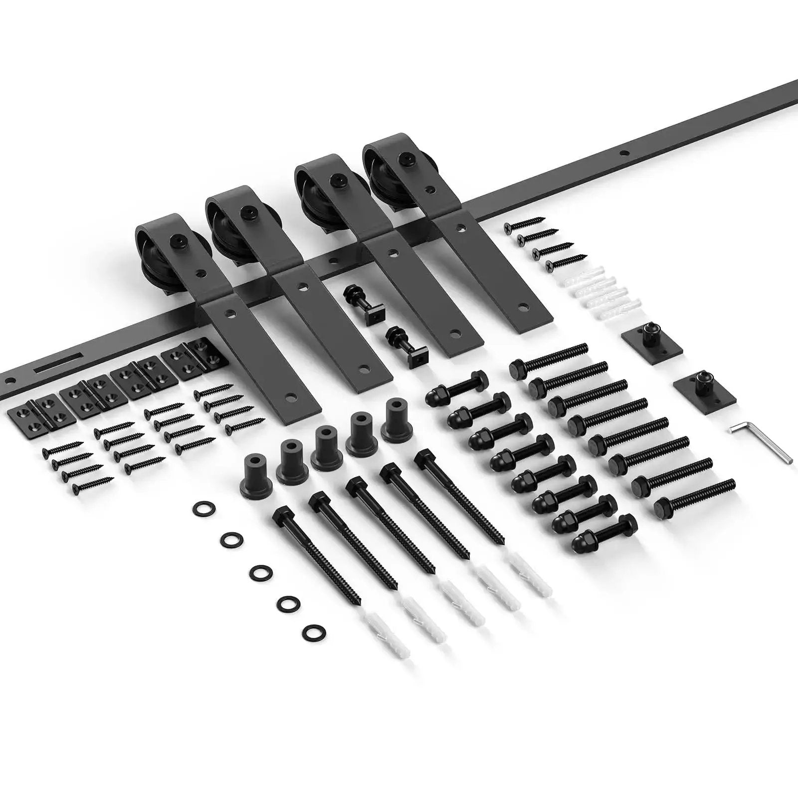 Bi-Folding Sliding Barn Door Hardware Track Kit (No Door) from PriceLows™