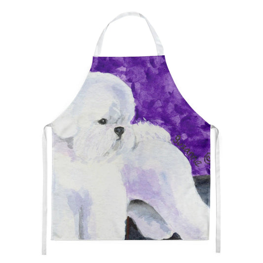 Kitchen Apron | Bib Style Unisex | 27"W x 30"H | Bichon Frise (Style 3)