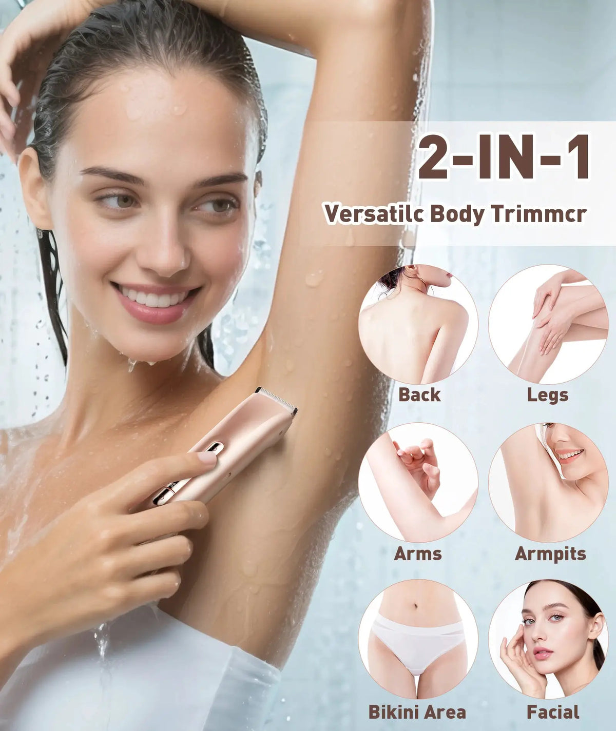 Bikini Trimmer | IPX7 Waterproof Cordless | PriceLows