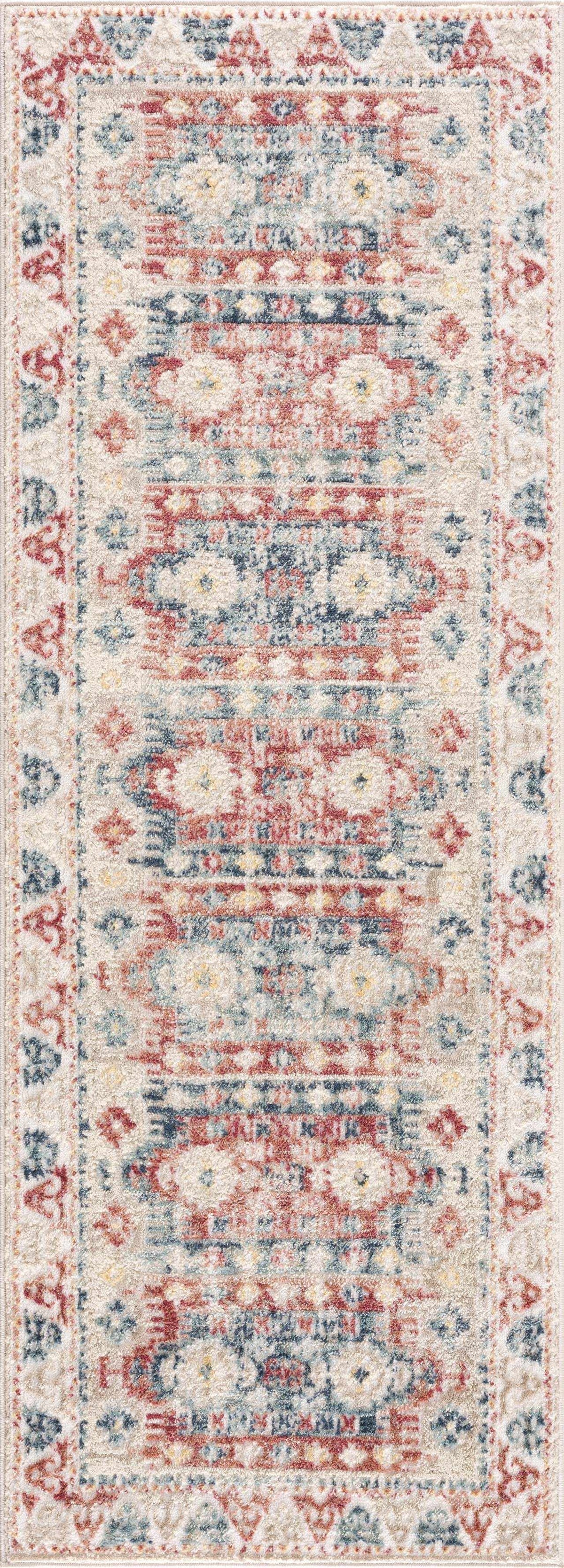 Bindi Blue & Rose Area Rug from PriceLows™