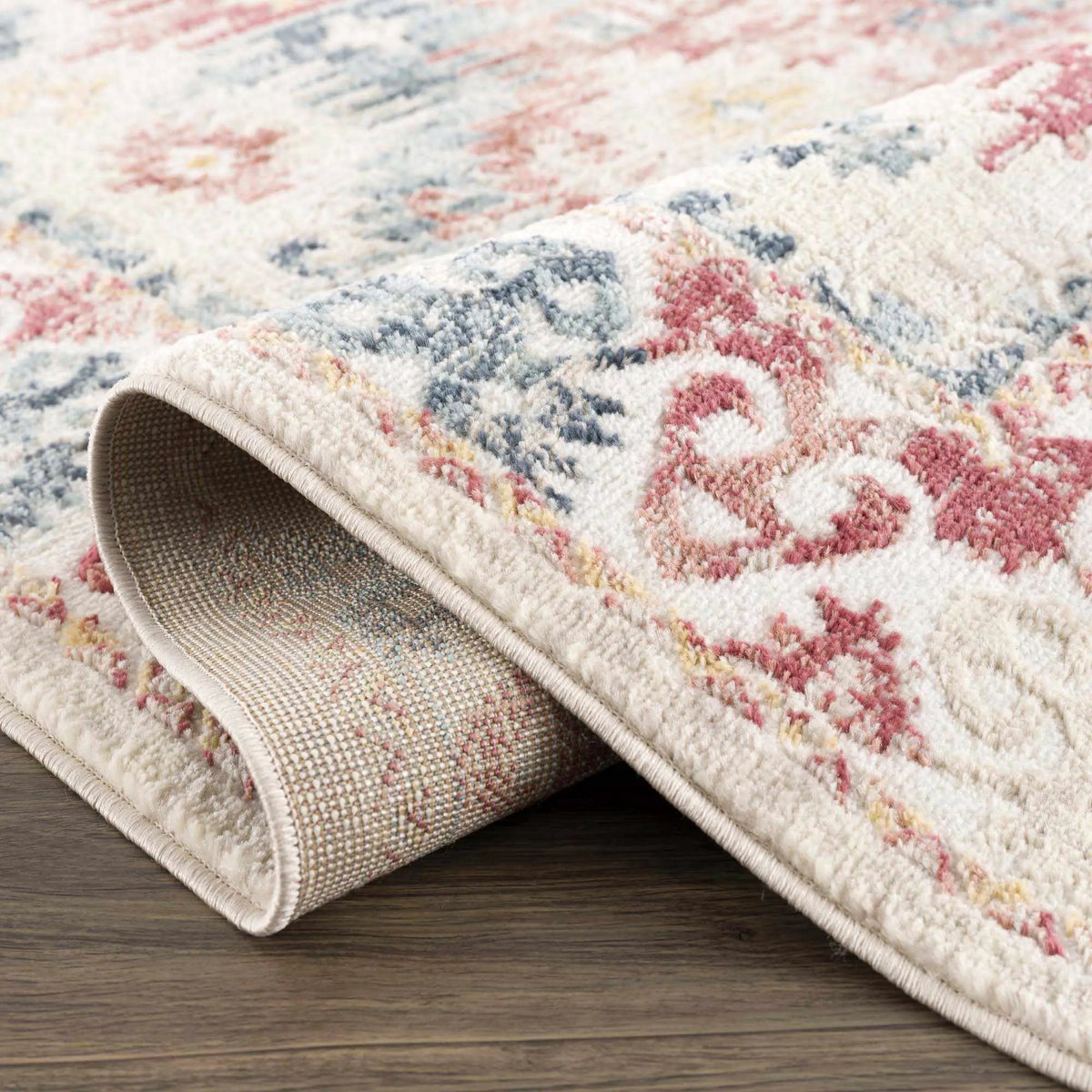 Bindi Blue & Rose Area Rug from PriceLows™