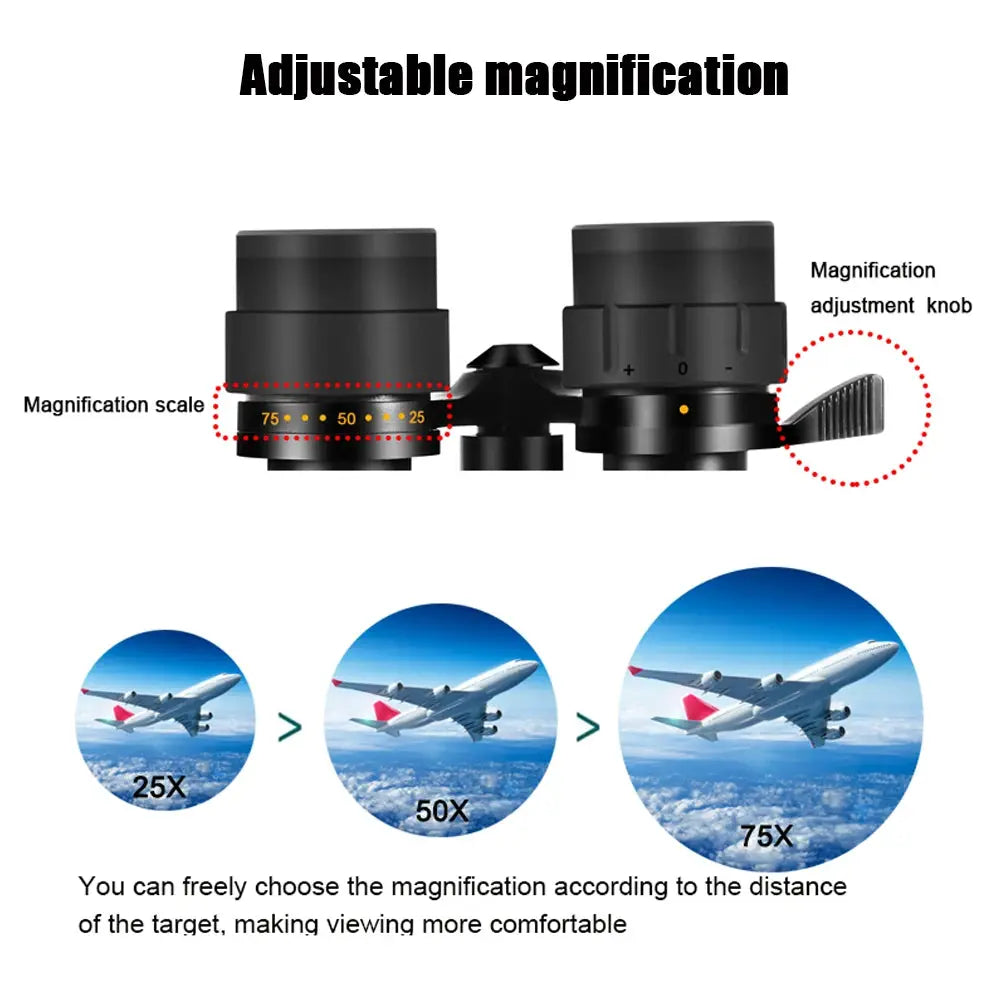 Binoculars | 25-75X70 Magnification | PriceLows™
