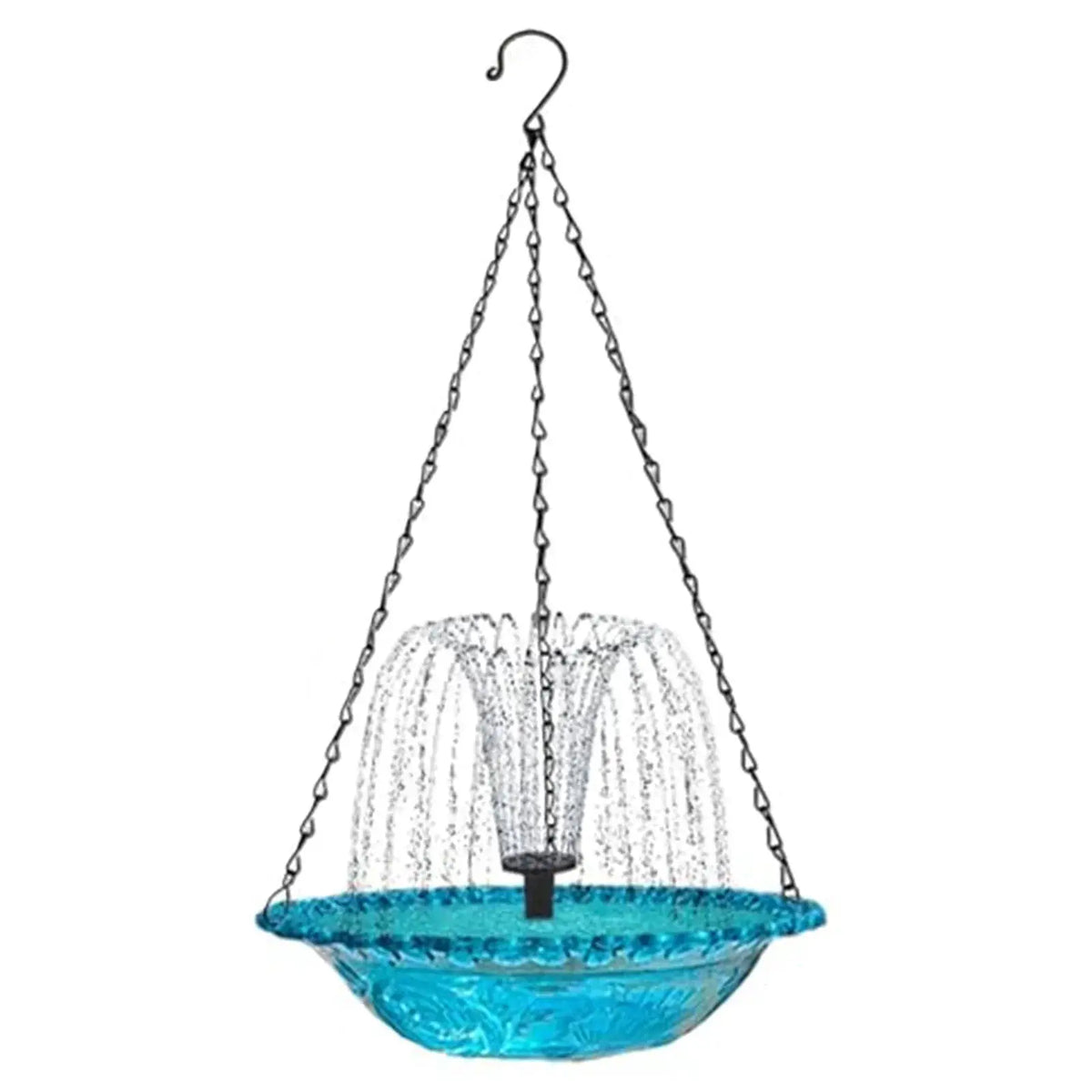 Solar Cascade Hanging Bird Bath Fountain Wildlife Feeder Outdoor Hanging Bird Bath with Solar Fountain for Garden Backyard Patio from PriceLows™