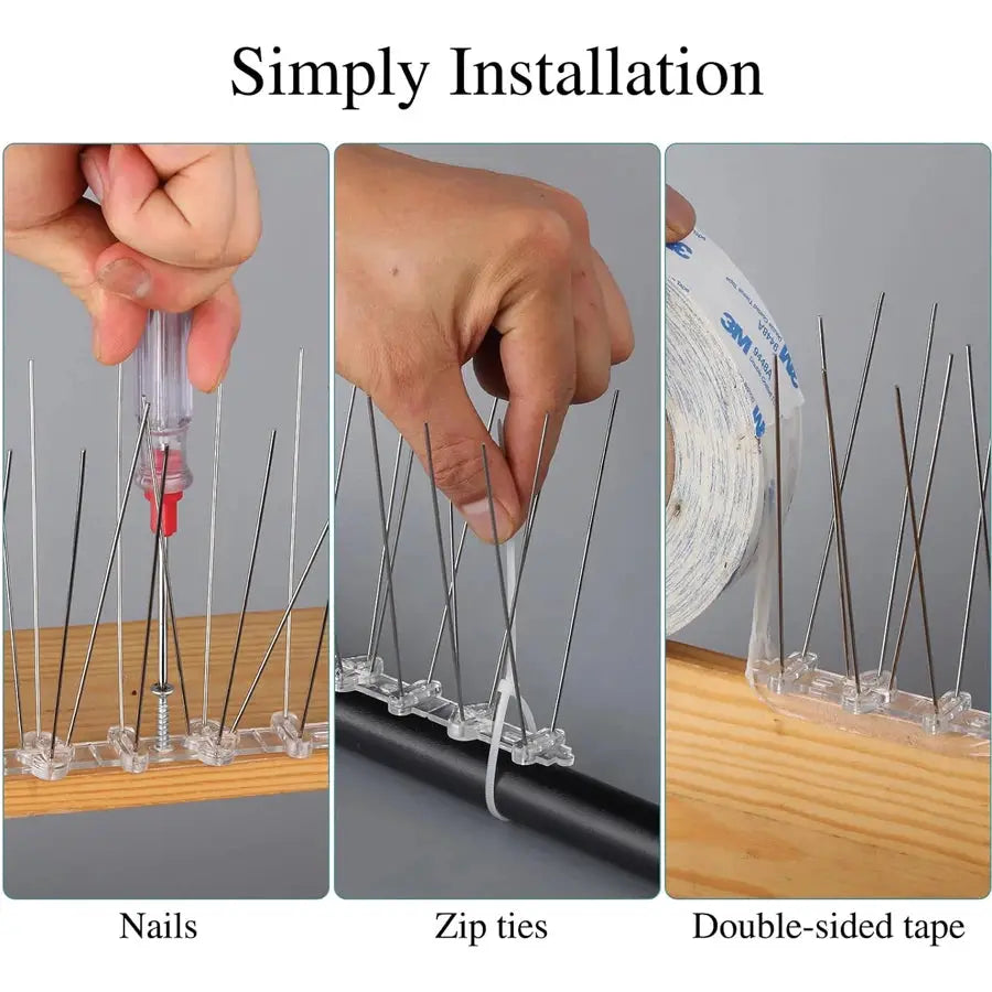 Bird Spikes | Pigeon Deterrent Set | PriceLows™
