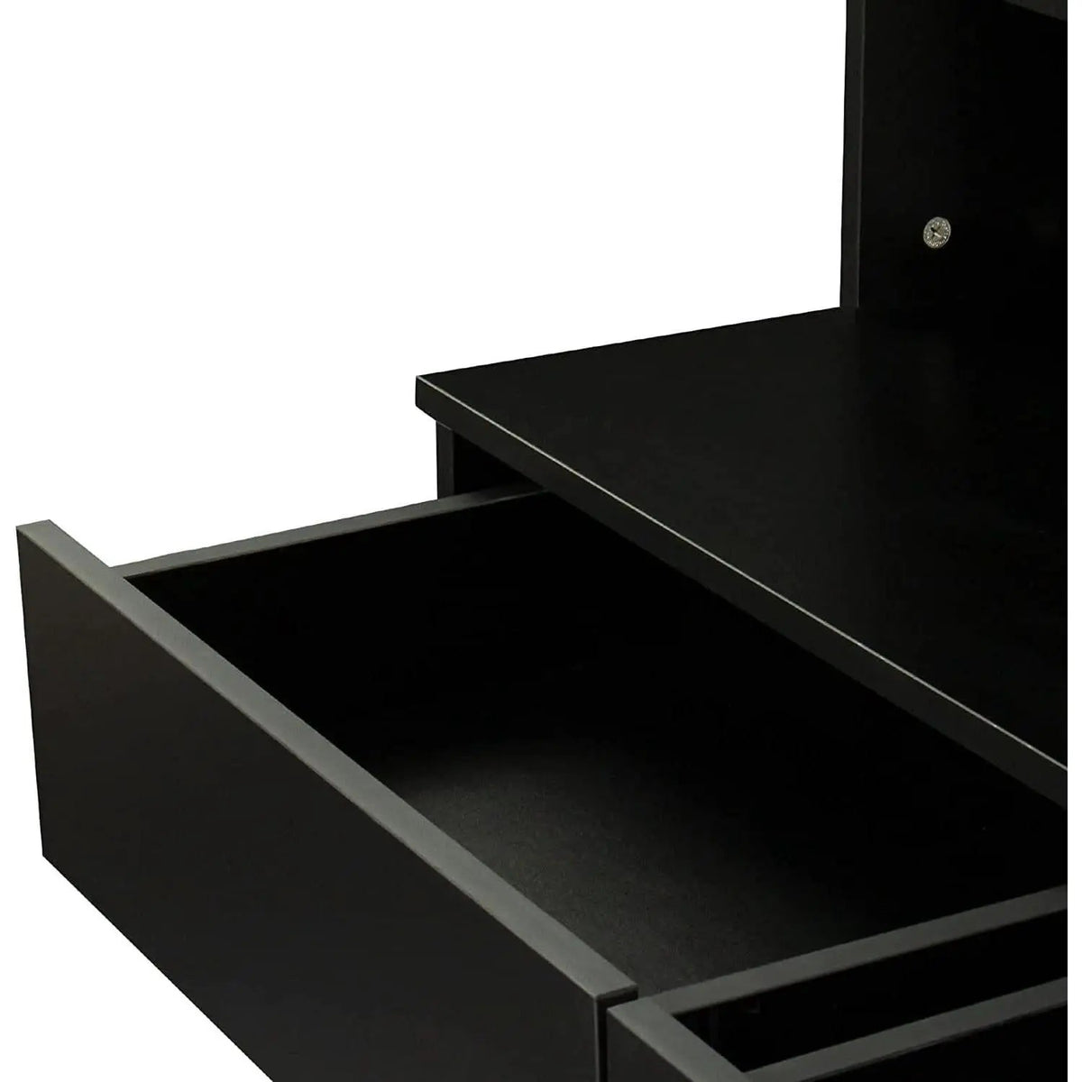 Black Vanity Set With 10 Lights For Bedroom Storage from PriceLows™