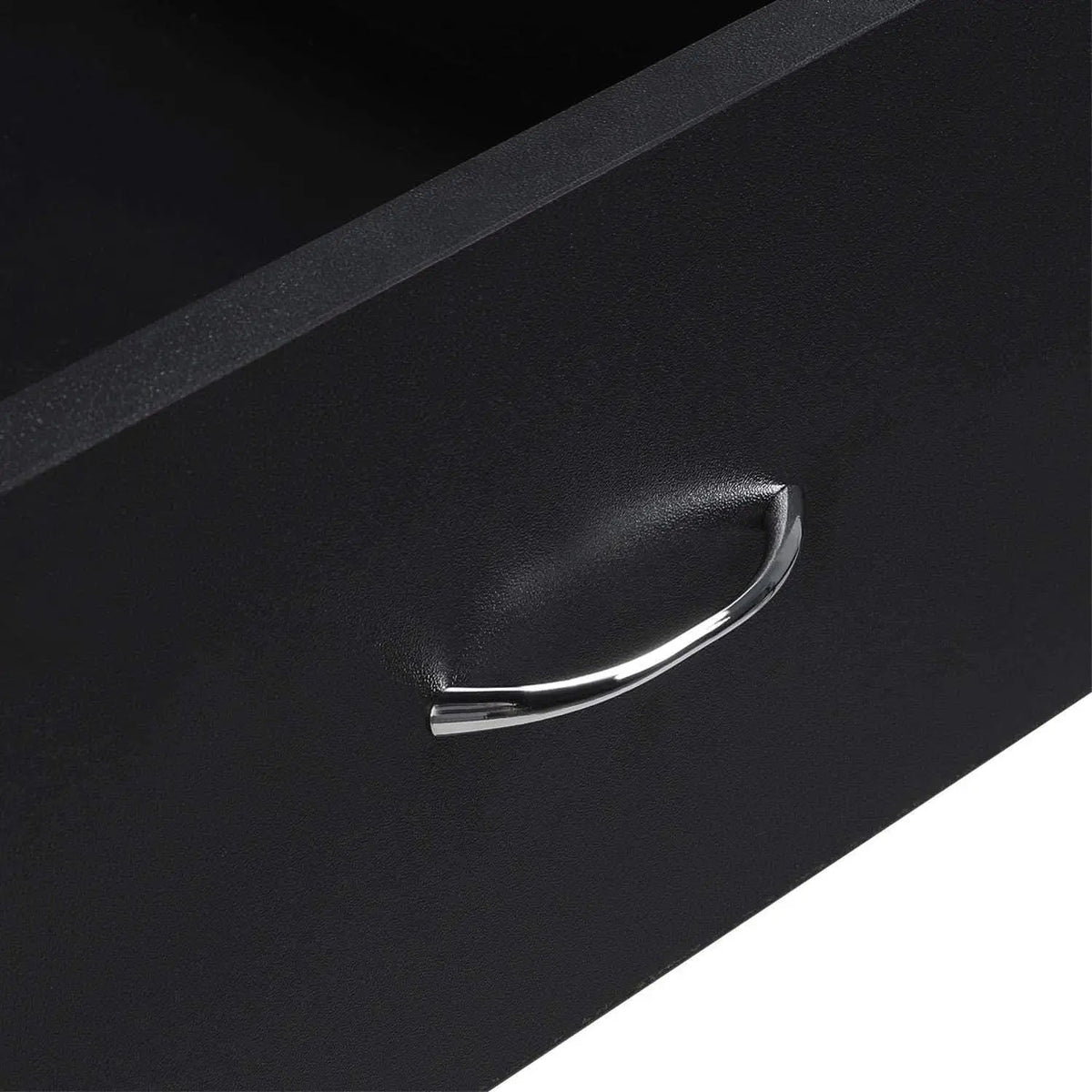 Black Wooden Computer Desk With Storage Drawer Cpu Stand from PriceLows™
