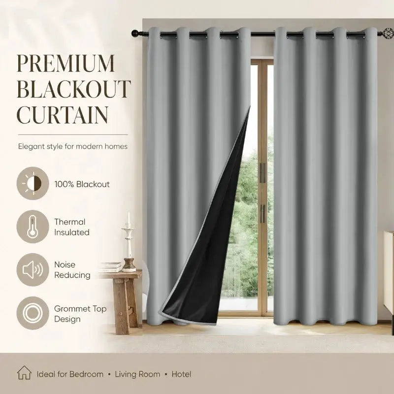 Blackout Curtain Panels | Thermal Lined | PriceLows™