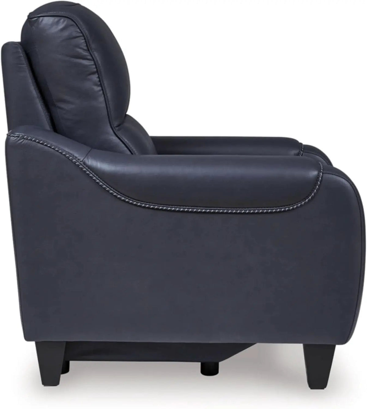 Blue Leather Wall Hugger Power Recliner With Usb Ports from PriceLows™