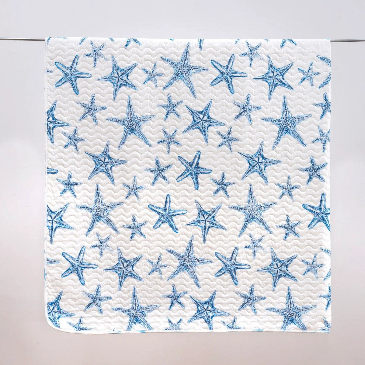 Blue Seashell Coastal Quilt Set - Trinidad Collection from PriceLows™