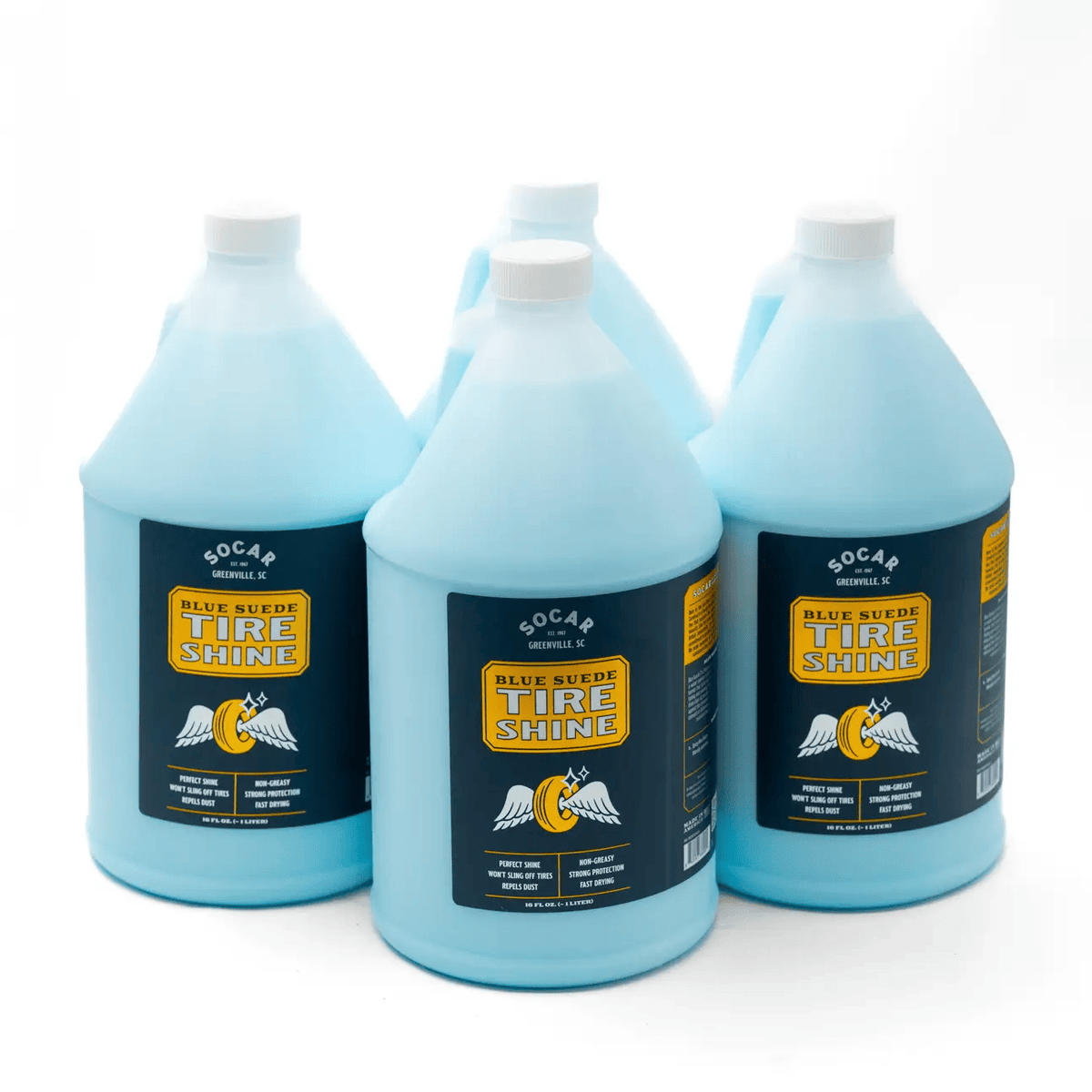 Blue Suede Tire Shine with Protect Shield Formula™ from PriceLows™