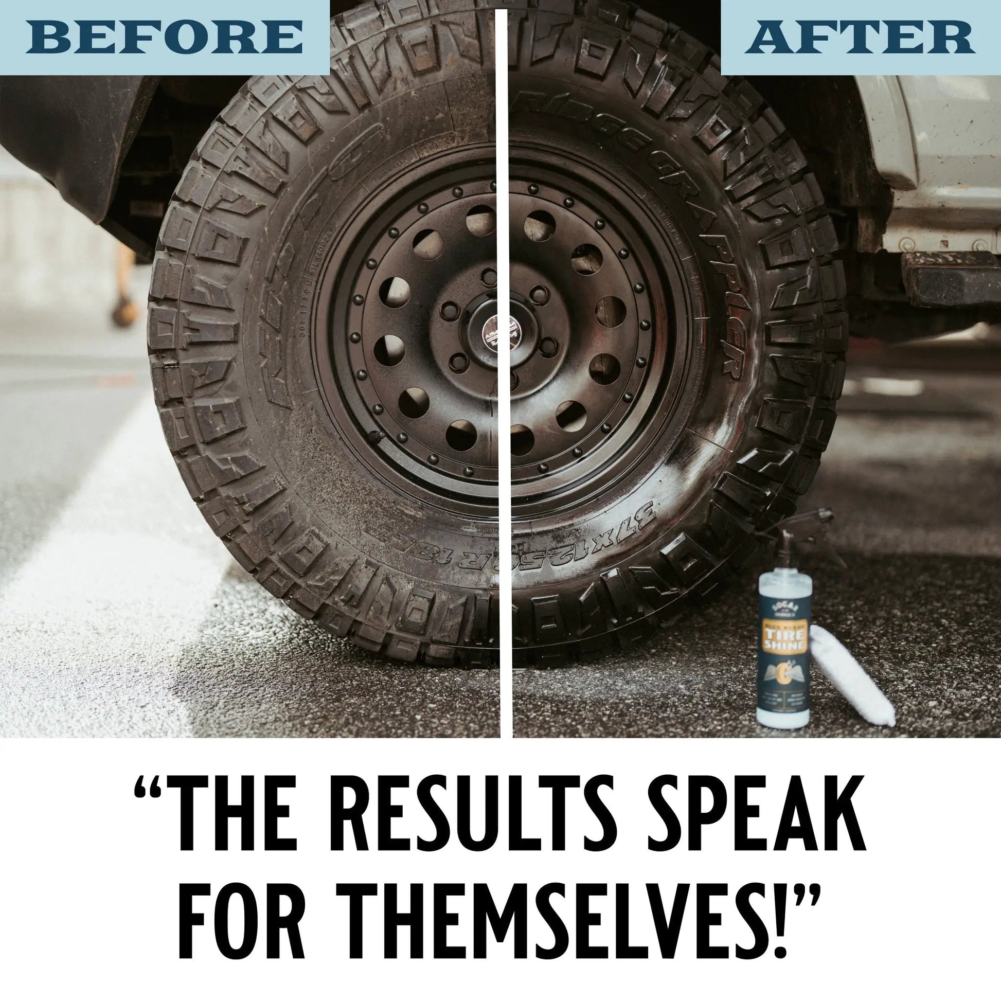 Blue Suede Tire Shine with Protect Shield Formula™ from PriceLows™