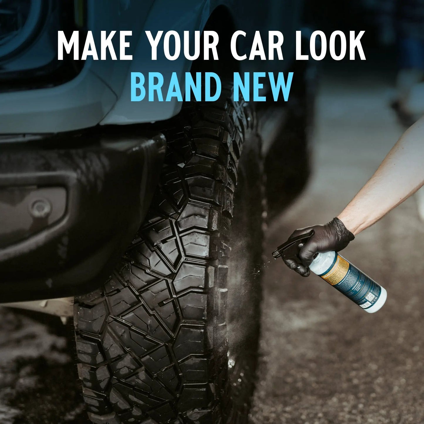 Blue Suede Tire Shine with Protect Shield Formula™ from PriceLows™