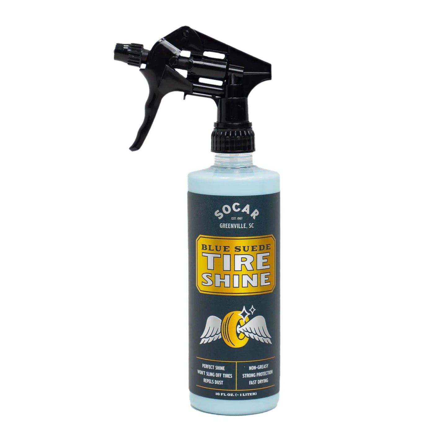 Blue Suede Tire Shine with Protect Shield Formula™ from PriceLows™