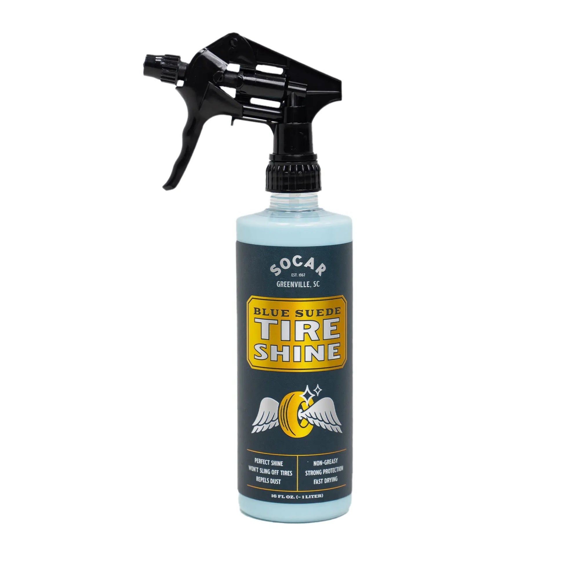 Blue Suede Tire Shine with Protect Shield Formula™ from PriceLows™