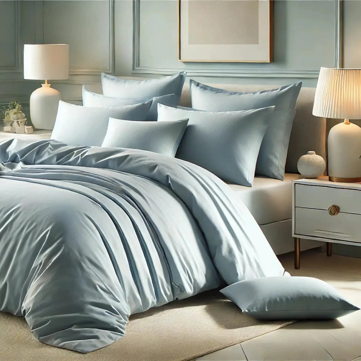 Bamboo Duvet Cover + 2 Shams Set from PriceLows™