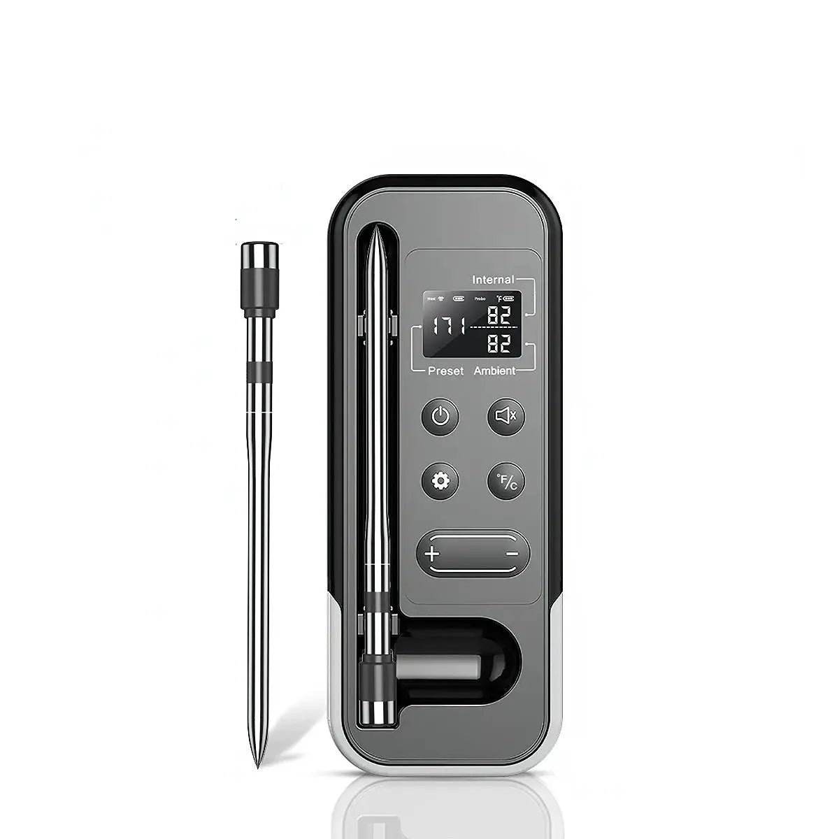 Smart Bluetooth BBQ Thermometer Wireless Meat Probe Kitchen Cooking Thermometer for Grill Oven Food Temperature Monitoring Alarm from PriceLows™