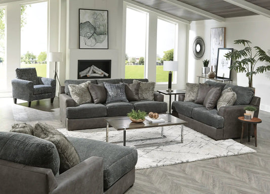 Boulevard Chaise | 45 x 68 x 38 in | Home Furniture | Graphite