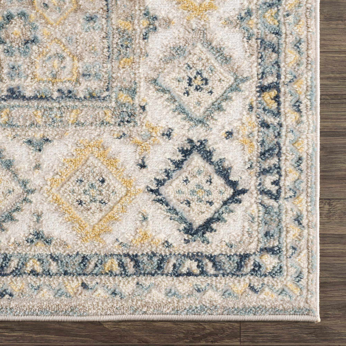 Brend Blue Medallion Area Rug from PriceLows™