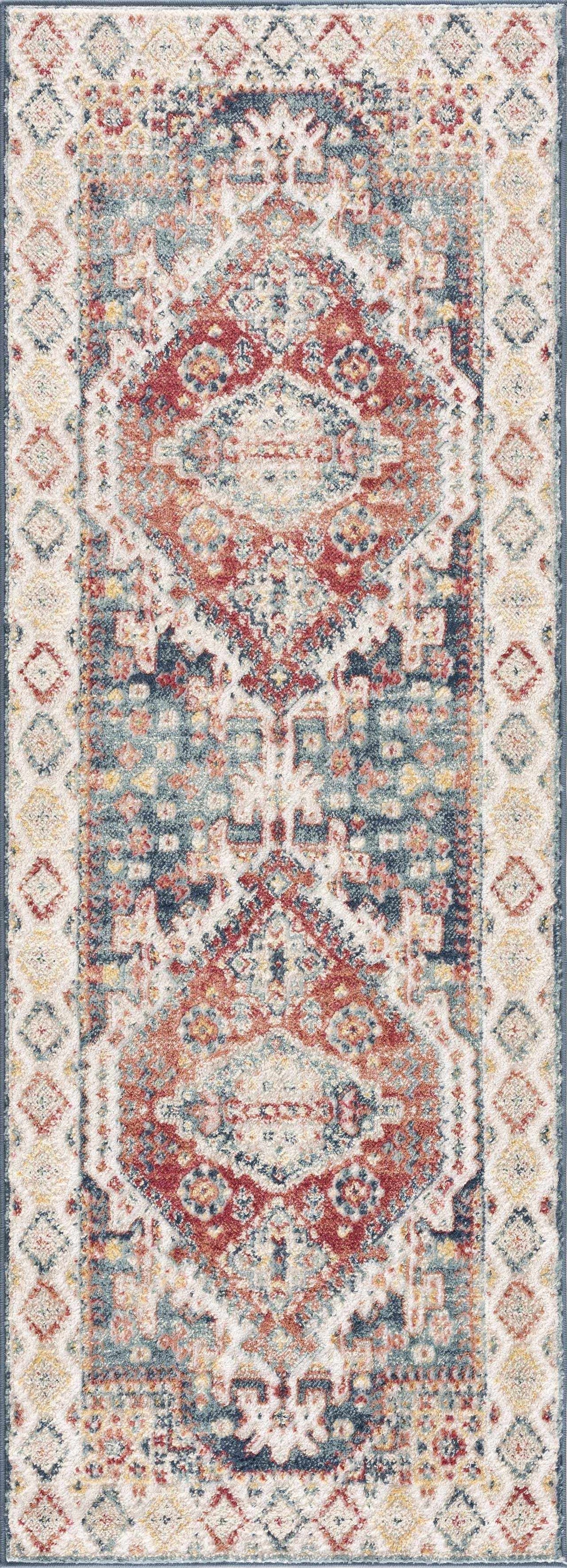 Brend Rust Medallion Area Rug from PriceLows™