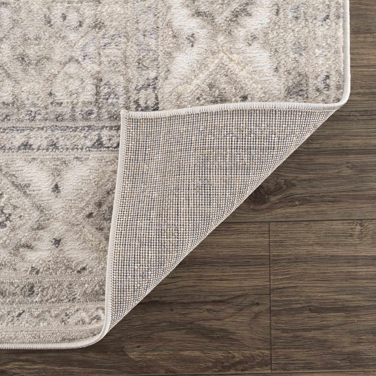 Brend Taupe Medallion Area Rug from PriceLows™