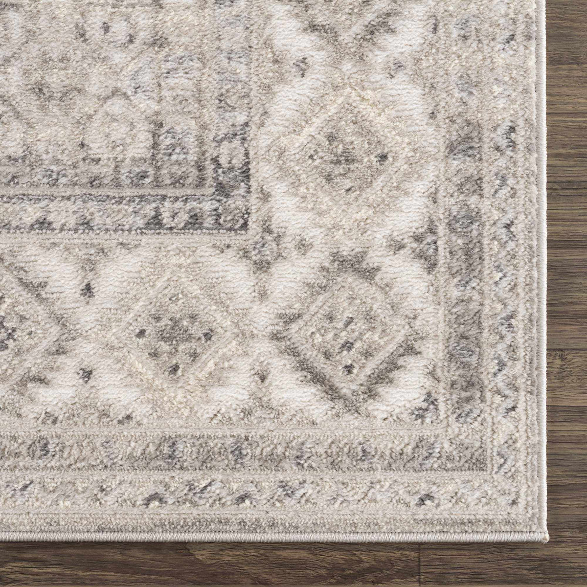 Brend Taupe Medallion Area Rug from PriceLows™