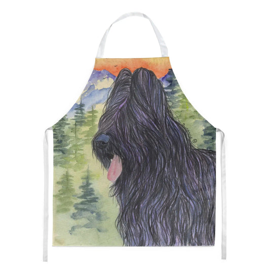 Kitchen Apron | Bib Style Unisex | 27"W x 30"H | Briard (Style 2)