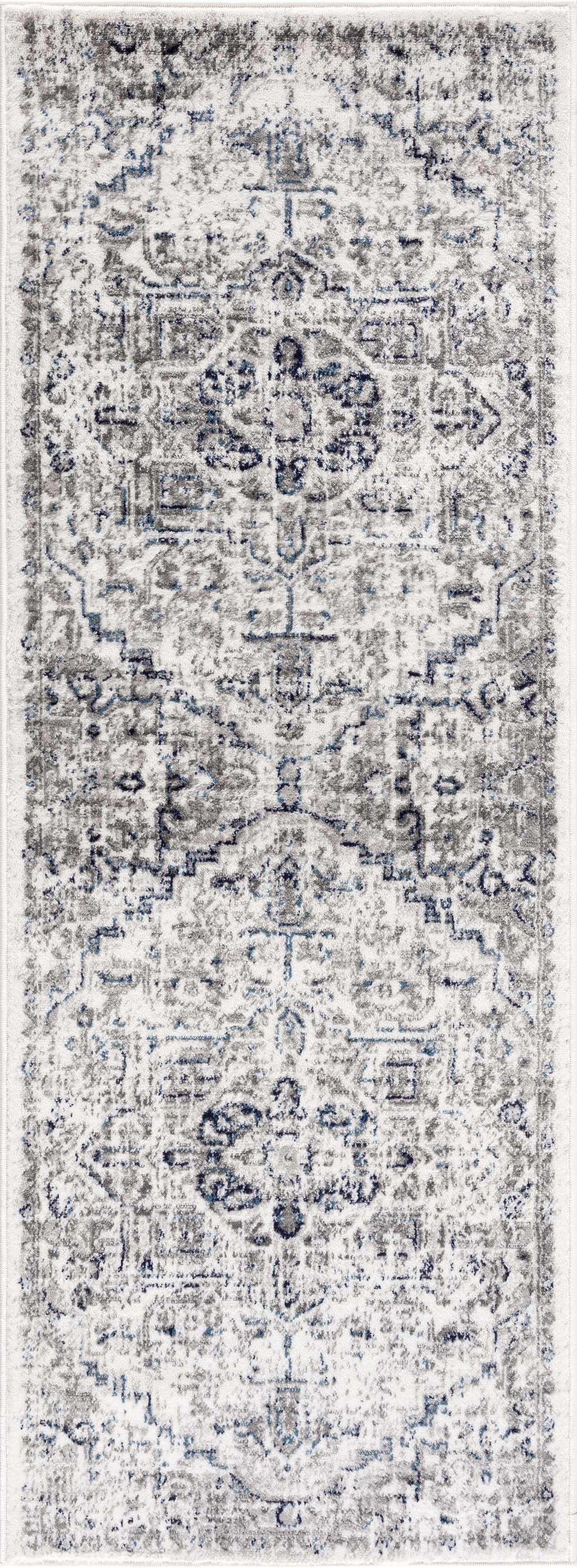 Buenaventura Cream & Navy Area Rug from PriceLows™