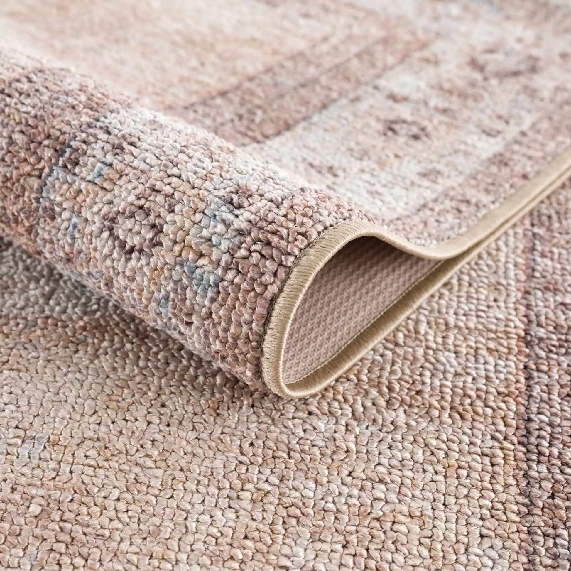 Analu Peach Washable Area Rug from PriceLows™