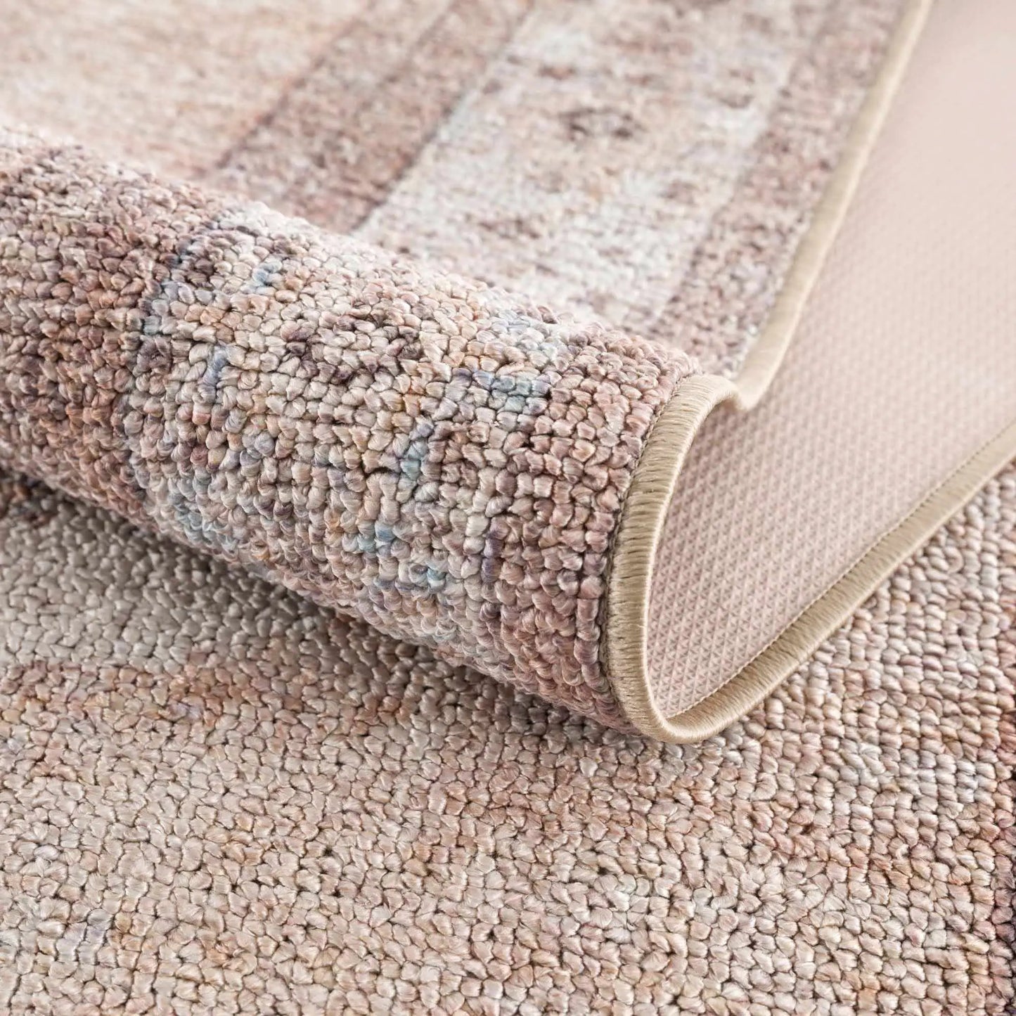 Analu Peach Washable Area Rug from PriceLows™