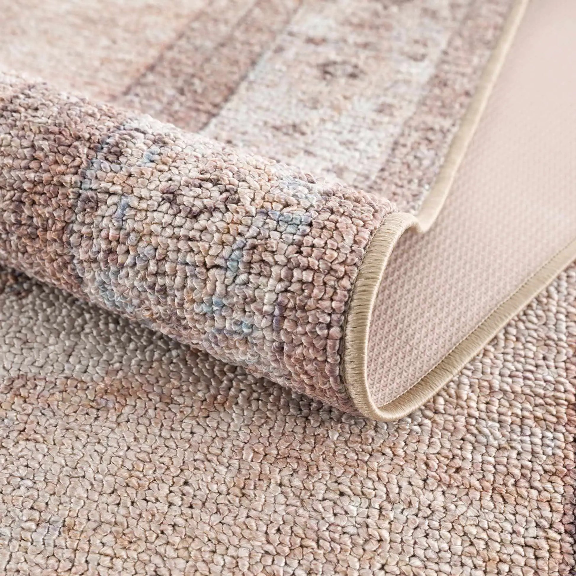 Analu Peach Washable Area Rug from PriceLows™